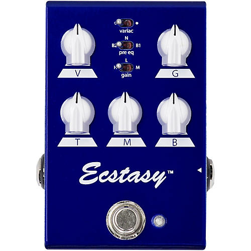 Ecstasy Blue Mini Overdrive Pedal