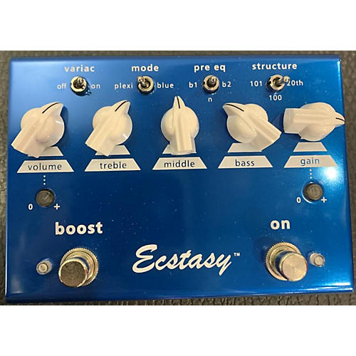 Ecstasy Blue Overdrive Effect Pedal