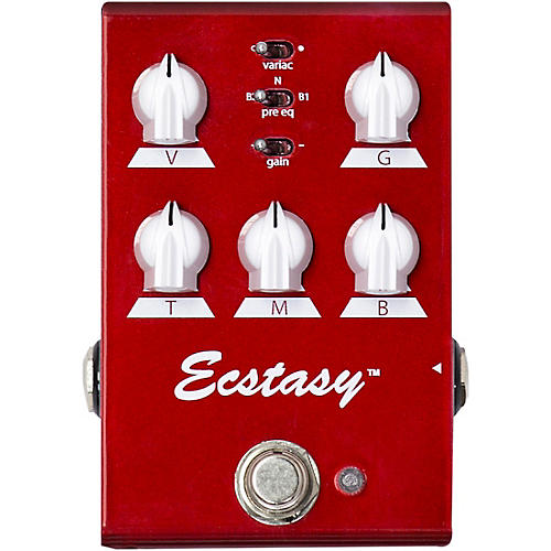 Ecstasy Red Mini Overdrive Pedal