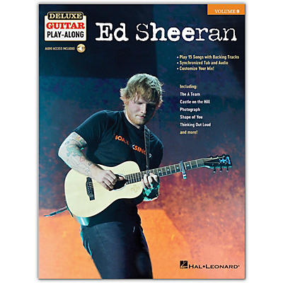 Hal Leonard Ed Sheeran Deluxe Guitar Play-Along Volume 9 Book/Audio Online