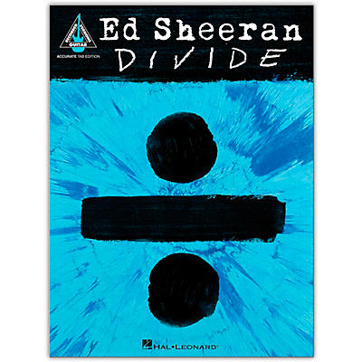 Hal Leonard Ed Sheeran Divide Guitar Recorded Version Series Softcover (Accurate Tab Edition)