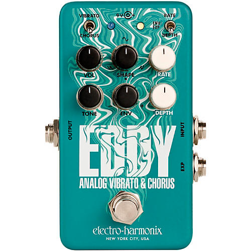 Electro-Harmonix Eddy Analog Vibrato & Chorus Effects Pedal Condition 1 - Mint Mint Green