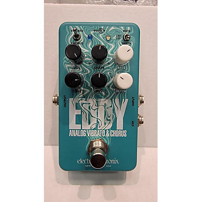 Electro-Harmonix Eddy Analog Vibrato & Chorus Effects Pedal Mint Green Effect Pedal