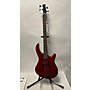 Used Dean Edge 4 String Electric Bass Guitar Red