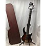 Used Dean Edge 5 String EMG Electric Bass Guitar 2 Tone Sunburst