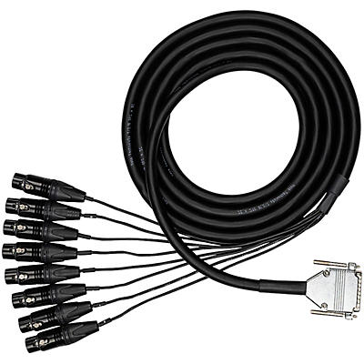 Hosa Edge Analog Audio Snake - DB25 to XLRF,