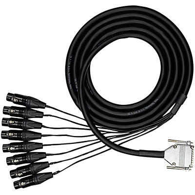 Hosa Edge Analog Audio Snake - DB25 to XLRF,