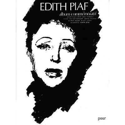 Hal Leonard Edith Piaf Album Commemor Peer Music Series