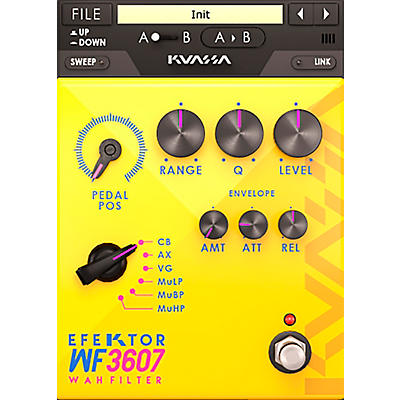 Kuassa Efektor WF3607 Wah Filter