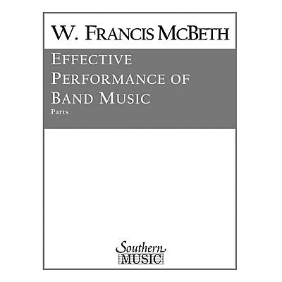Southern Effective Performance of Band Music (Full Score) Concert Band Level 2 Composed by W. Francis McBeth