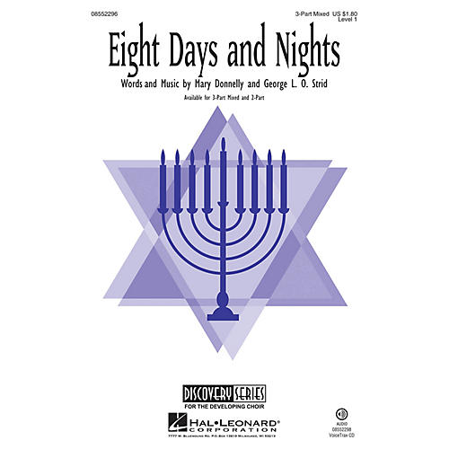 Hal Leonard Eight Days and Nights (Discovery Level 1) 2-Part Composed by Mary Donnelly