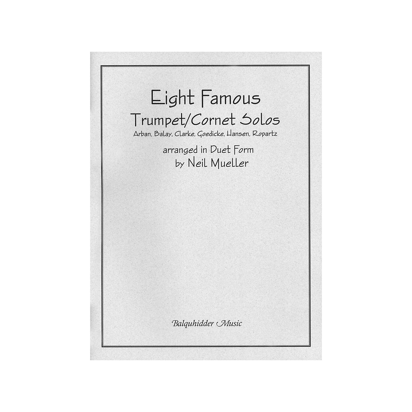 Carl Fischer Eight Famous Trumpet / Solos Arranged in Duet Form