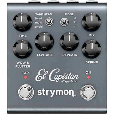 Strymon El Capistan V2 dTape Echo Effects Pedal