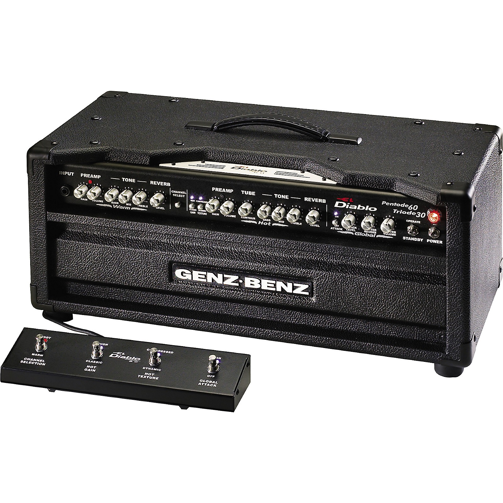 Genz Benz El Diablo 60W Guitar Amp Head Musician's Friend