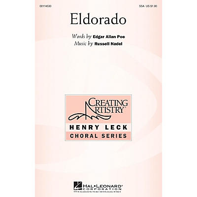 Hal Leonard Eldorado SSA composed by Russell Nadel
