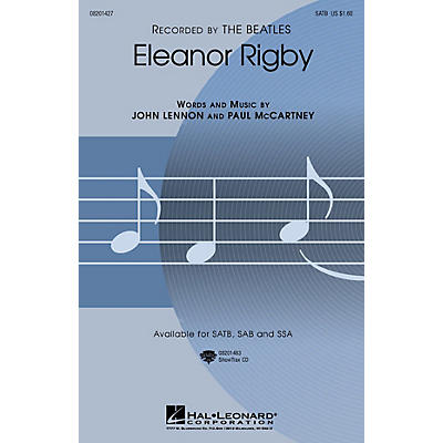 Hal Leonard Eleanor Rigby (SATB) SATB by The Beatles arranged by Roger Emerson