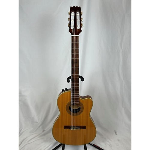 Aria Elecord Classical Acoustic Electric Guitar Natural