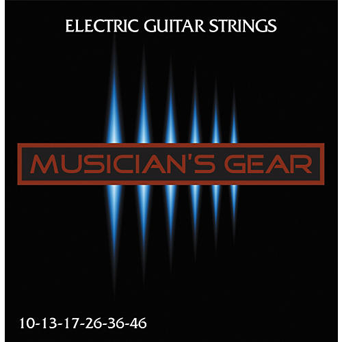 Musician's Gear Electric 10 Nickel Plated Steel Guitar Strings