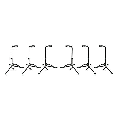 Musician's Gear Electric, Acoustic and Bass Guitar Stands (6-Pack)