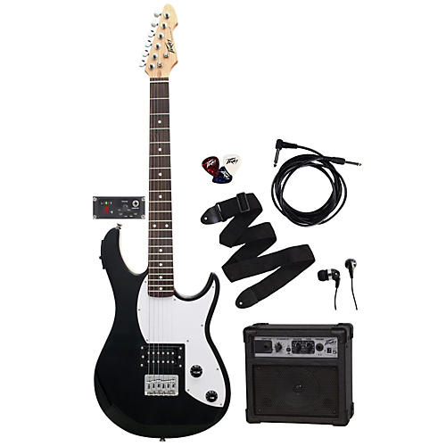 peavey rockmaster electric guitar pack with amplifier