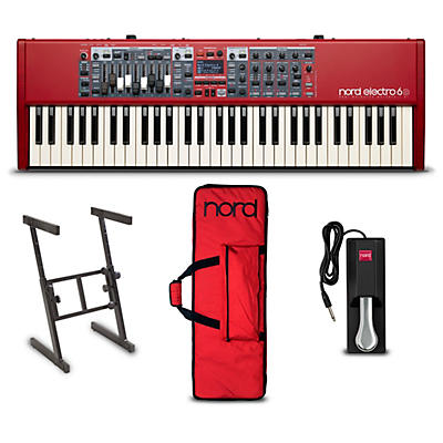 Nord Electro 6D 61-Key Keyboard Complete Bundle