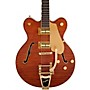 Gretsch Guitars Electromatic LTD Flame Okoume Broadkaster Double-Cut Electric Guitar With Bigsby Roundup Orange Stain