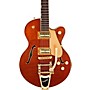Gretsch Guitars Electromatic LTD Flame Okoume Broadkaster Jr. Single-Cut With Bigsby Electric Guitar Roundup Orange Stain