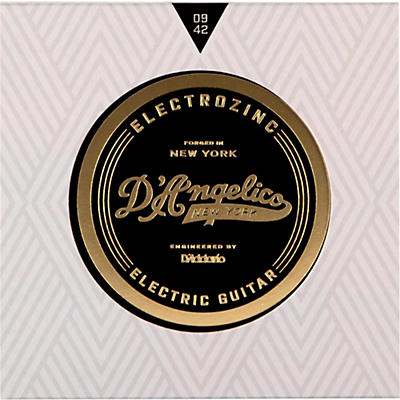 D'Angelico Electrozinc Rock 9-42 Extra Light Electric Guitar Strings