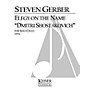 Lauren Keiser Music Publishing Elegy on the Name Dmitri Shostakovich (for Solo Cello) LKM Music Series