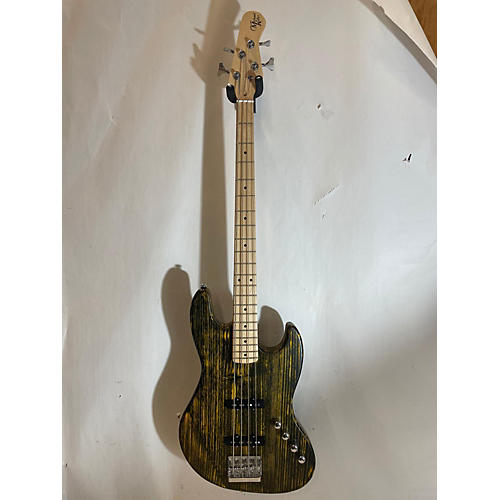 Michael Kelly Element 4 Electric Bass Guitar Black and Yellow