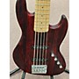 Used Michael Kelly Element 5OP Electric Bass Guitar Trans Red