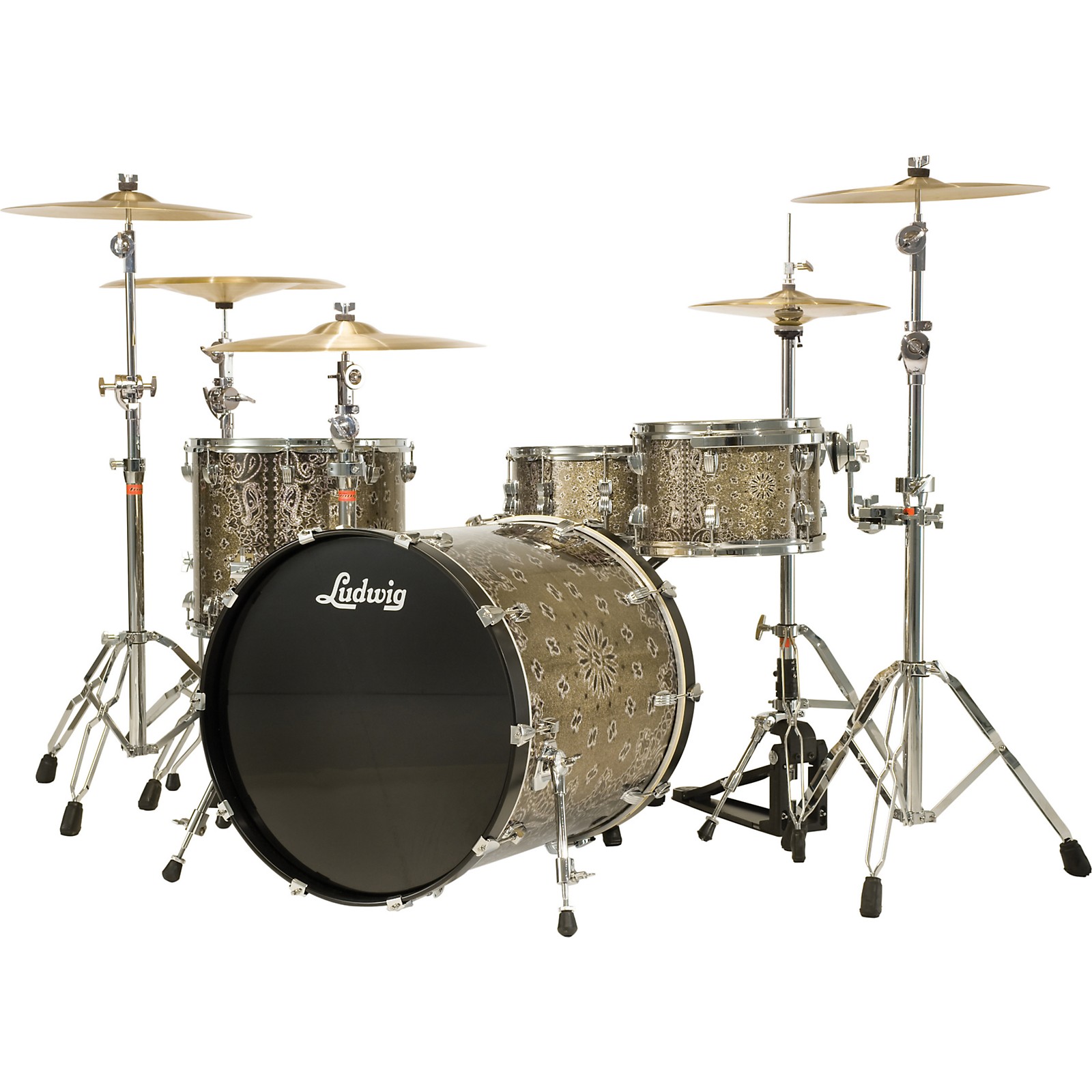 Ludwig Element Bandana 4Piece Drum Shell Pack Musician's Friend