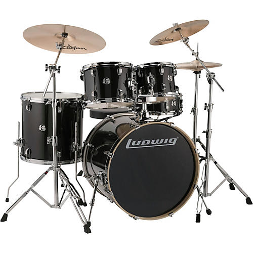 Ludwig Element Evolution 5-piece Drum Set with 22 in. Bass Drum and Zildjian