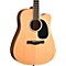 Element Series ME1CE Dreadnought Cutaway Acoustic-Electric Guitar Level 2 Natural. Striped Sapele, Solid Spruce Top 190839102270