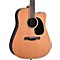 Element Series ME2CEC Dreadnought Cutaway Acoustic-Electric Guitar Level 2 Natural, Indian Rosewood back/sides, Solid Red Cedar top 190839047588