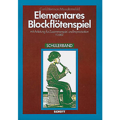 Schott Elementary Blockflotenspielstudent Schott Series