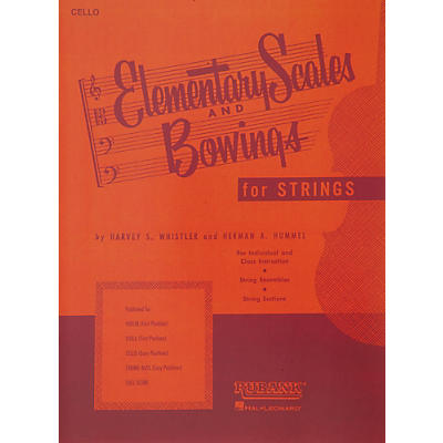 Hal Leonard Elementary Scales And Bowings - Cello