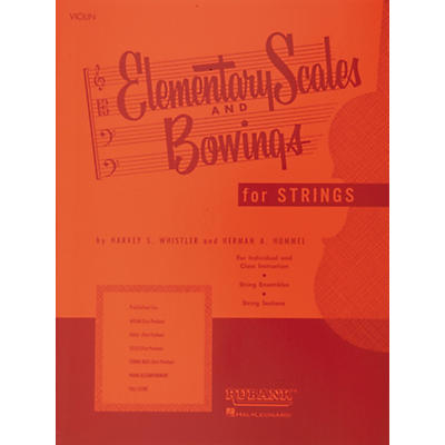 Hal Leonard Elementary Scales And Bowings for Strings for Violin