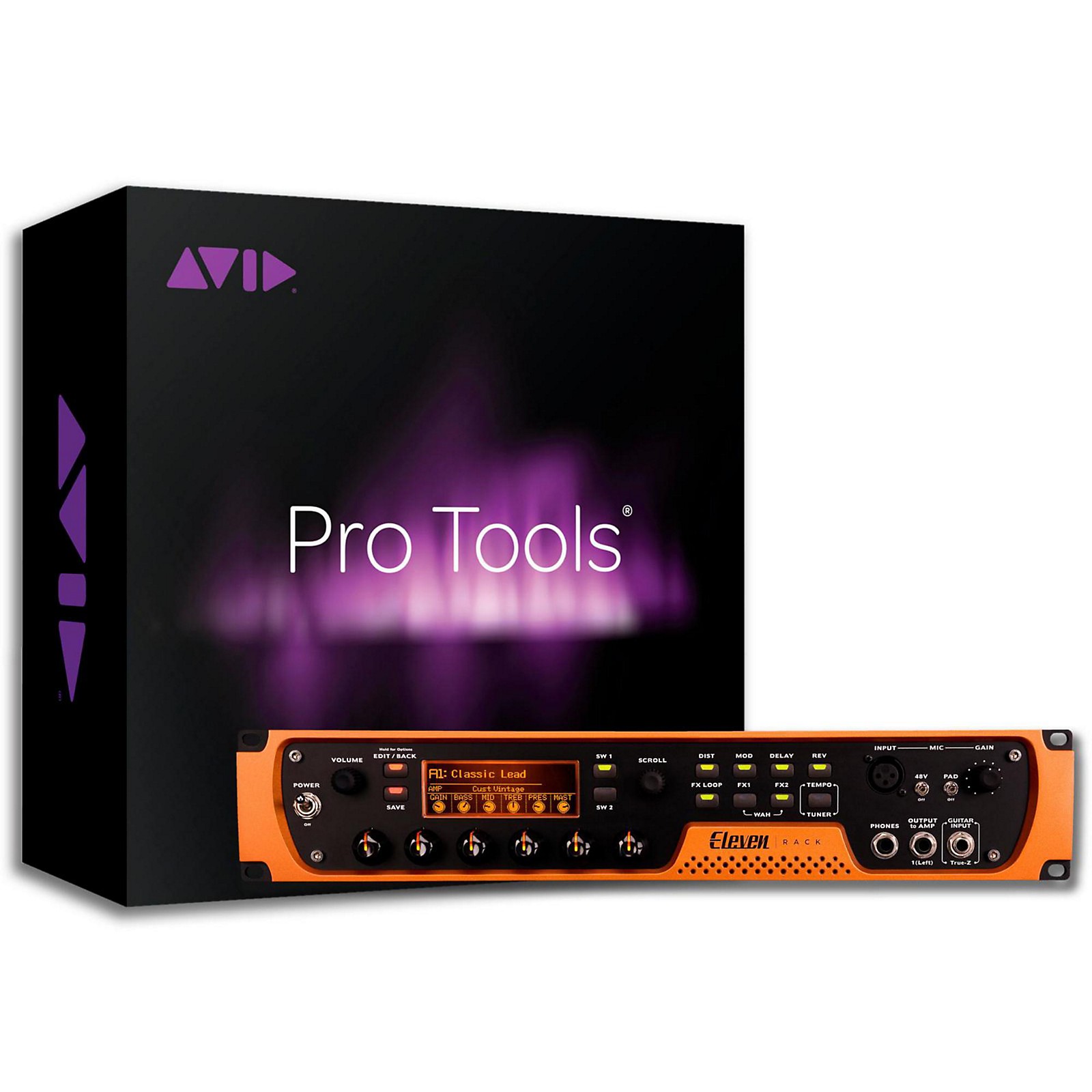 Avid Eleven Rack Guitar Multi Effects Processor with Pro Tools