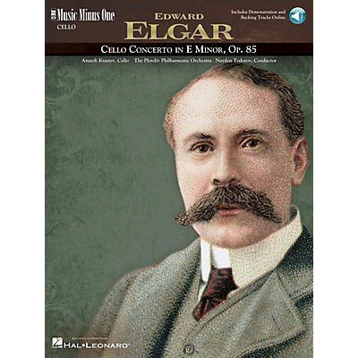 Music Minus One Elgar - Violoncello Concerto in E Minor, Op. 85 (2-CD Set) Music Minus One Series Softcover with CD