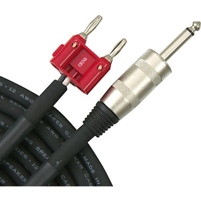 Live Wire Elite 12g 1/4 in. Banana Speaker Cable
