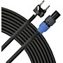 Livewire Elite 12g Speaker Cable Banana to Speakon 50 ft. Black