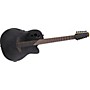 Ovation Elite 2058 TX 12-String Acoustic-Electric Guitar Black