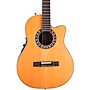 Open-Box Ovation Elite AX Mid-Depth Cutaway Acoustic-Electric Nylon String Guitar Condition 1 - Mint Natural