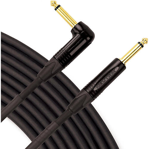 Live Wire Elite Angled/Straight Instrument Cable 20 ft. Black