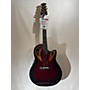 Used Ovation Elite LX 2078 Acoustic Electric Guitar Red Burst