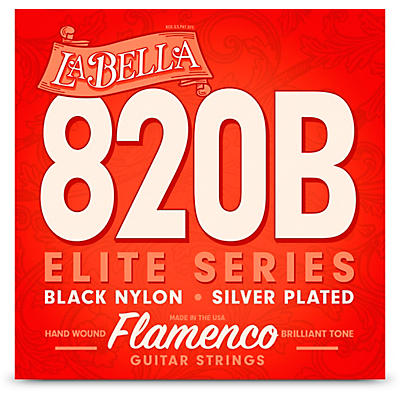 La Bella Elite Series Flamenco Guitar Strings - Black Nylon