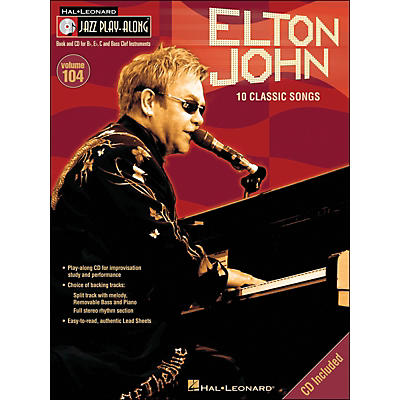 Hal Leonard Elton John - Jazz Play-Along Volume 104 (CD/Pkg)
