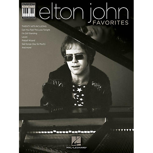Elton John Favorites Keyboard Book - Note-For-Note Keyboard Transcriptions