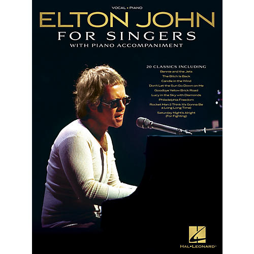 Hal Leonard Elton John for Singers (with Piano Accompaniment) Original Keys For Singers Songbook